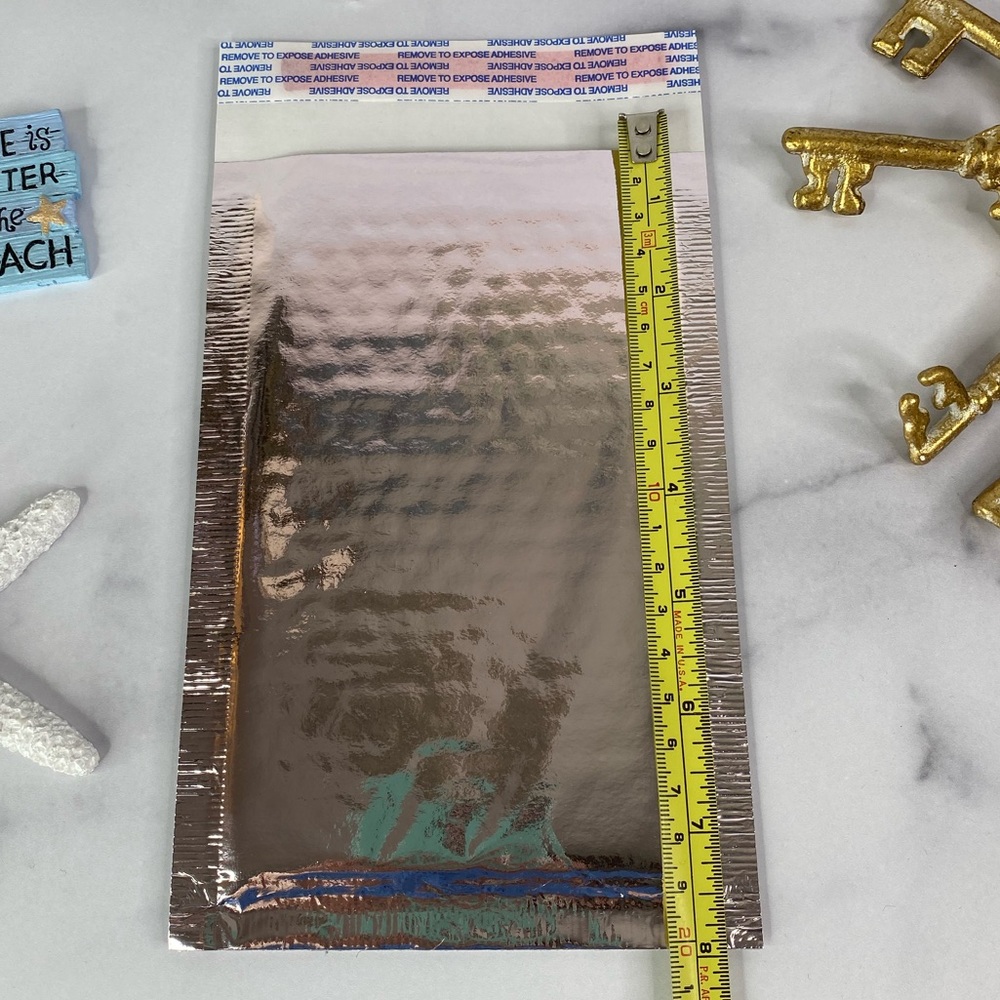 25 4x8 Rose Gold Bubble Mailers PRICE IS FIRM - Picture 7 of 8